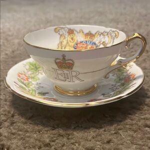 Vintage Stanley Elegant Gold-Trimmed Teacup and Saucer Set